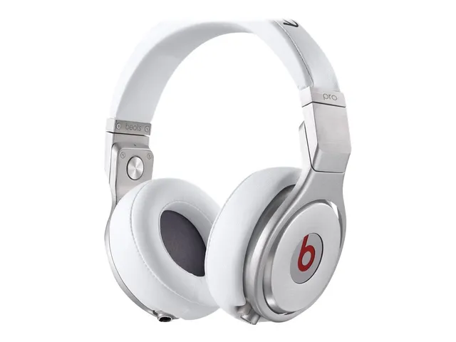 beats-by-dr-dre-pro-casque-circum-auriculaire-filaire-pliable-avec-bandeau-blanc image 1