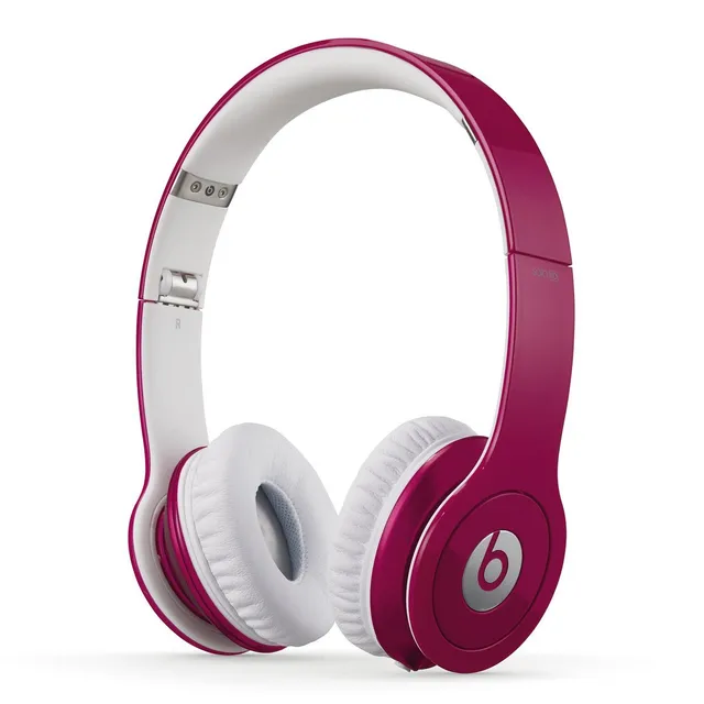 beats-solo-hd-casque-audio-supra-auriculaire-filaire-rose-finition-vernie-et-c-b image 1