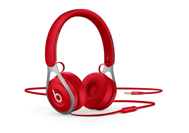 beats-ep-casque-supra-auriculaire-filaire-rouge-structure-acier-inoxydable-micro image 1