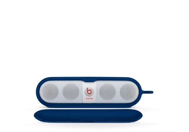 beats-by-dr-dre-housse-en-silicone-pour-enceinte-pill-bleu-avec-rabat-magn-tique image 1
