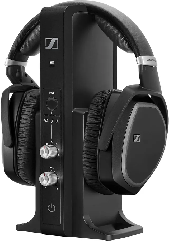 sennheiser-rs-195-casque-tv-sans-fil-avec-station-de-base-modes-parole-et-musiqu image 1