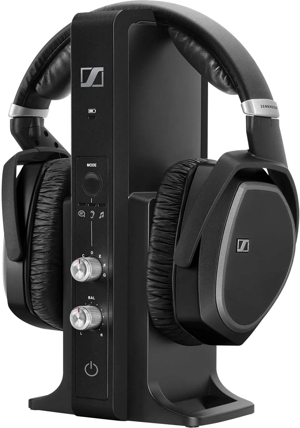 sennheiser-rs-195-casque-tv-sans-fil-avec-station-de-base-modes-parole-et-musiqu image 1