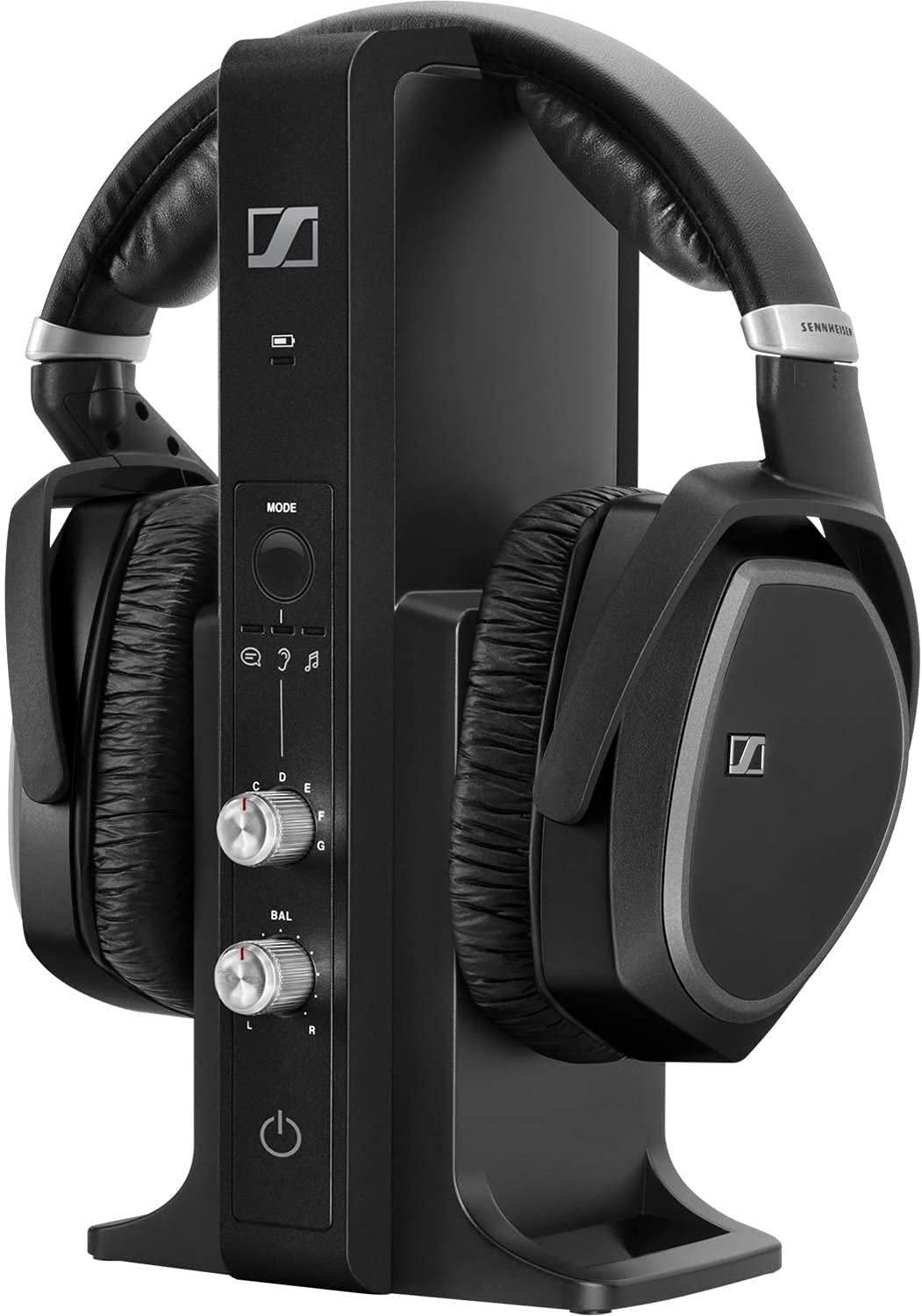 sennheiser-rs-195-casque-tv-sans-fil-avec-station-de-base-modes-parole-et-musiqu image 1