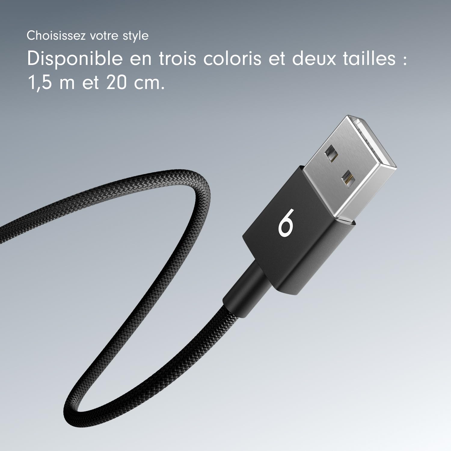 beats-c-ble-usb-a-vers-usb-c-tiss-charge-rapide-15-w-1-5-m-noir-intense image 7