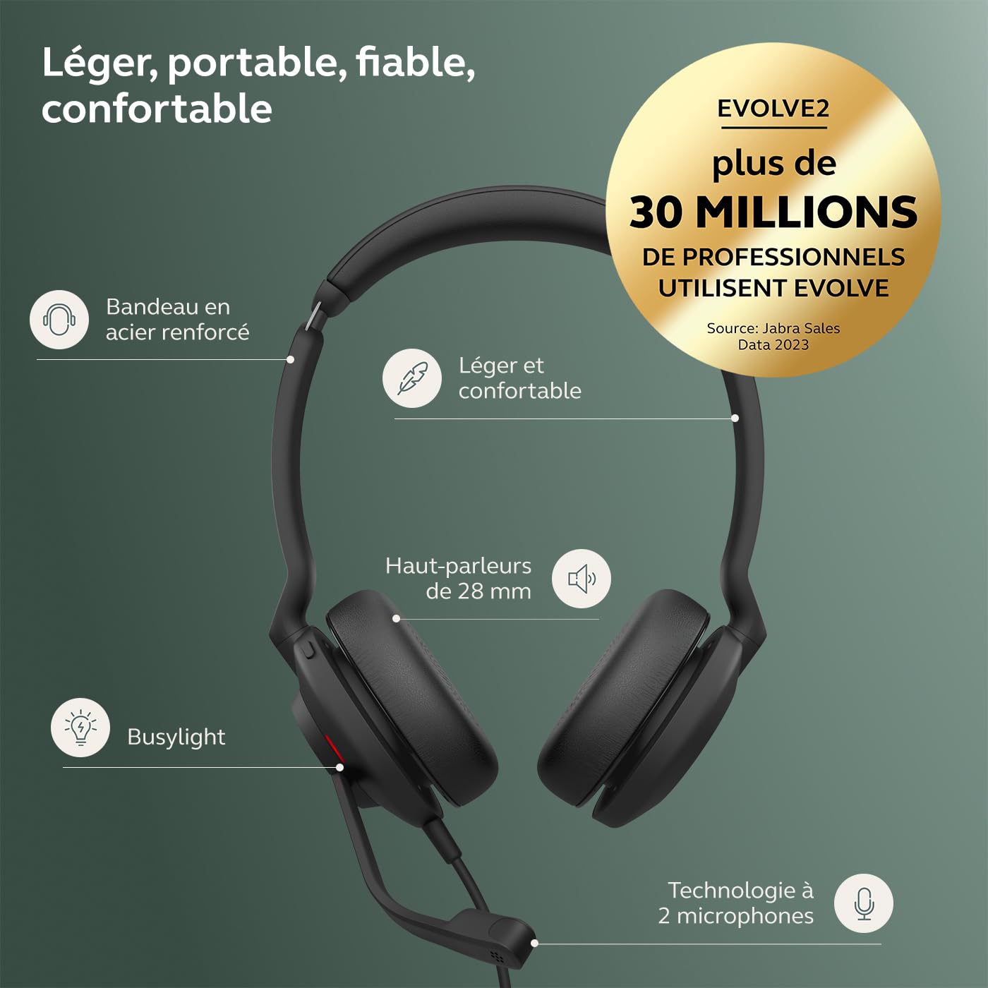 jabra-evolve2-30-se-micro-casque-filaire-st-r-o-r-duction-de-bruit-2-micros-c-bl image 2