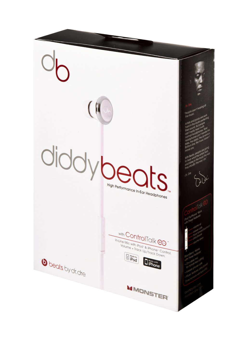 beats-diddybeats-by-dr-dre-casque-intra-auriculaire-filaire-rose-avec-t-l-comman image 5