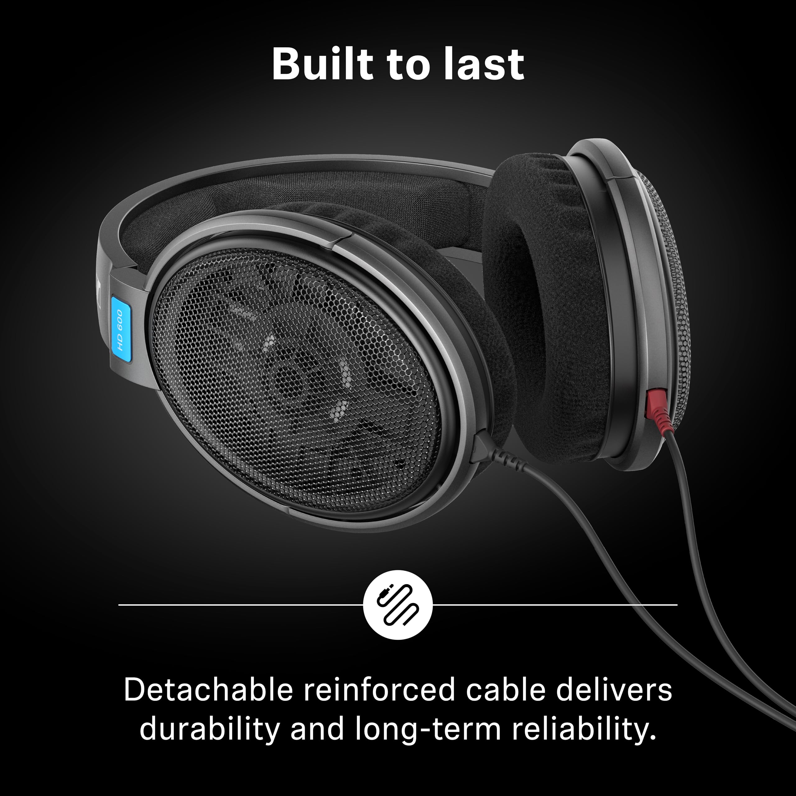 sennheiser-hd-600-casque-filaire-dynamique-audiophile-dos-ouvert-coques-m-tal-bo image 5