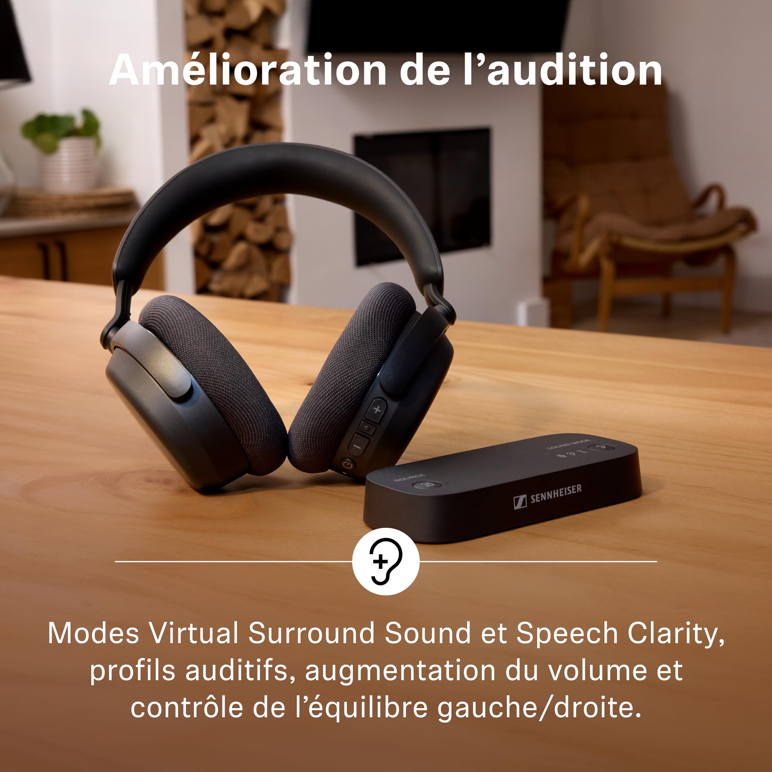 sennheiser-rs-255-casque-tv-sans-fil-supra-auriculaire-avec-metteur-son-surround image 3